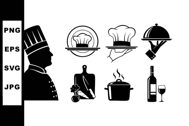 Chef Silhouette Image 8