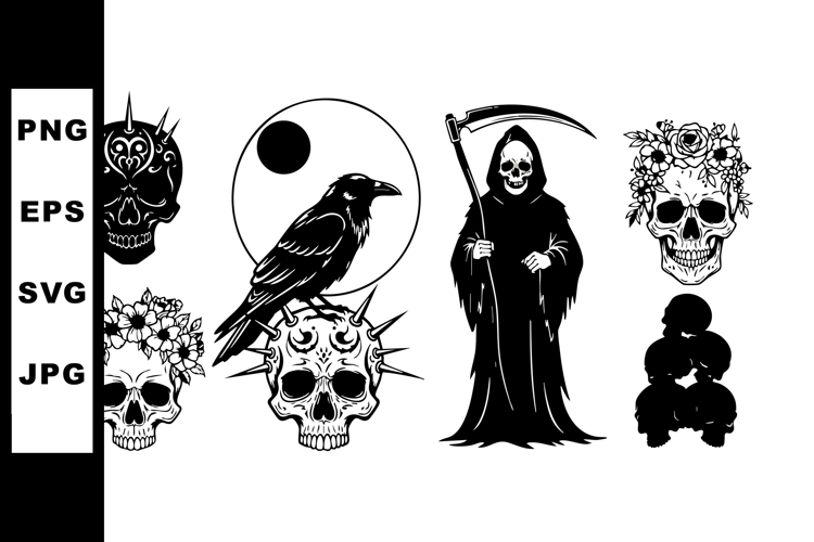 Raven Vector Image 24