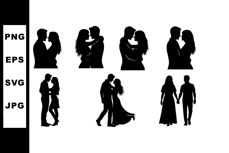 Holding Hands Silhouette Image 7