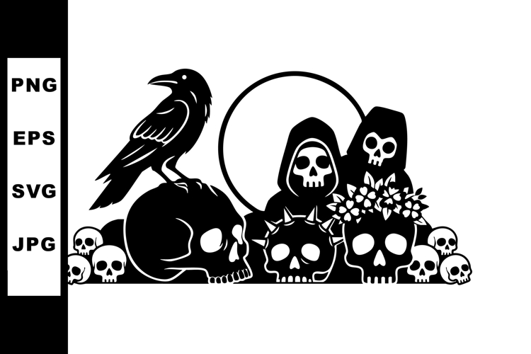 Raven Vector Image 23