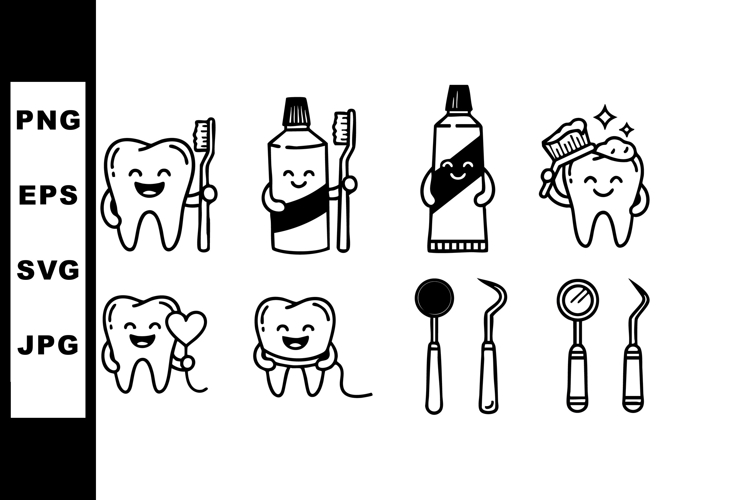 Tooth Vector Image 8