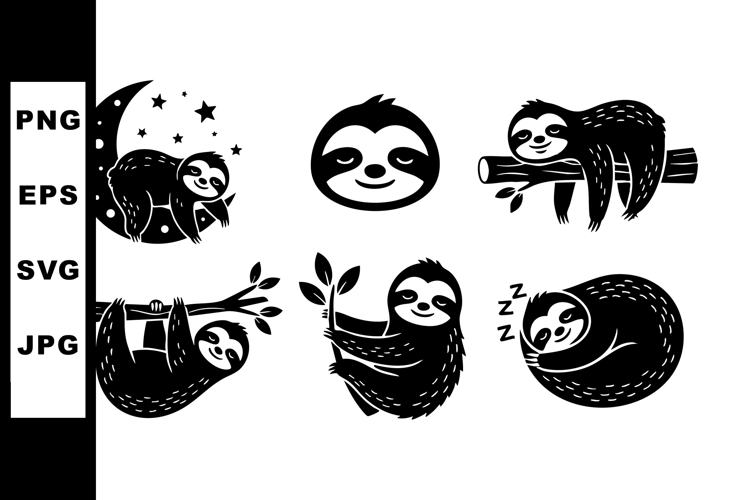 Sloth Illustration Image 17