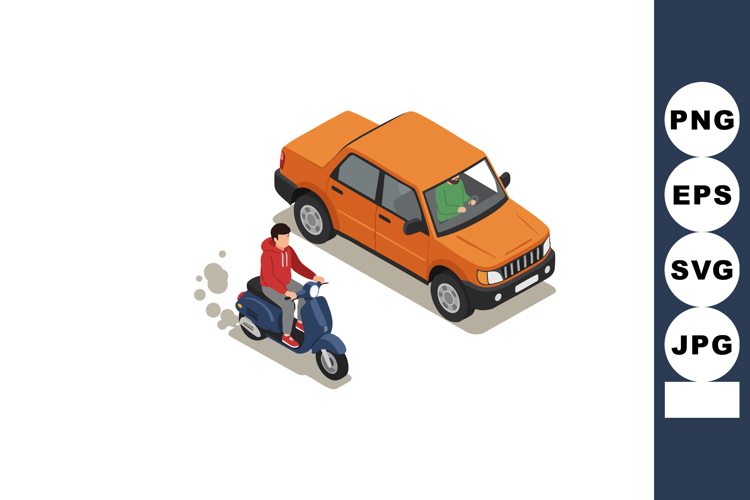 Scooter Clipart Image 9
