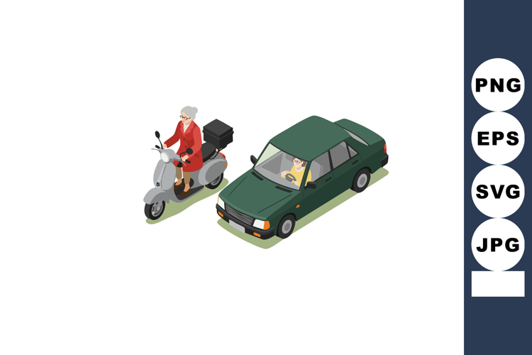 Scooter Clipart Image 8