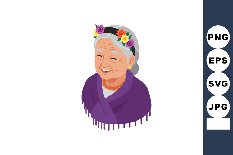 Purple Flower Clipart Image 19