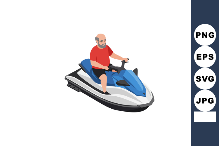 Jet Ski Clipart Image 4