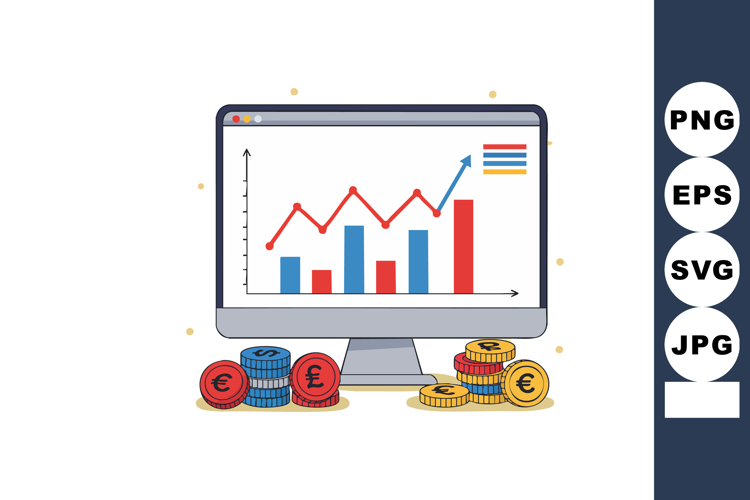 Coins Clipart Image 2