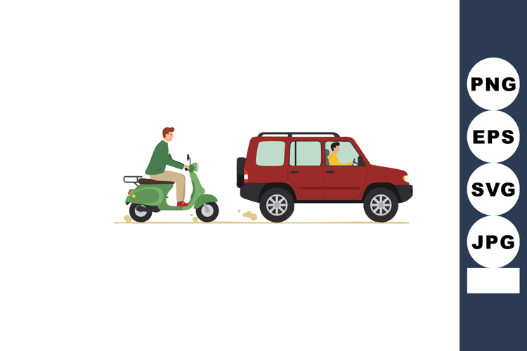 Scooter Clipart Image 4