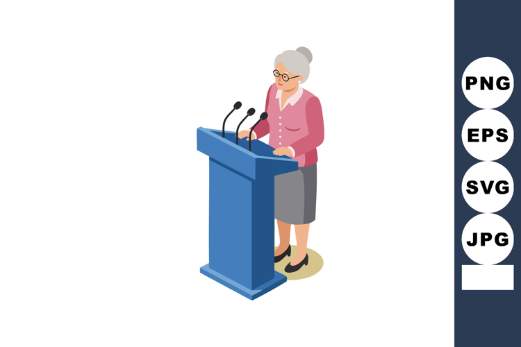 Podium Clipart Image 8