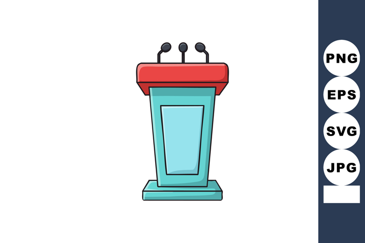 Podium Clipart Image 7