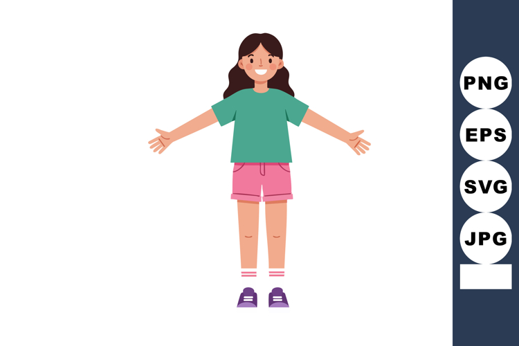 Girl Clipart Image 2