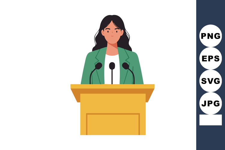 Podium Clipart Image 3