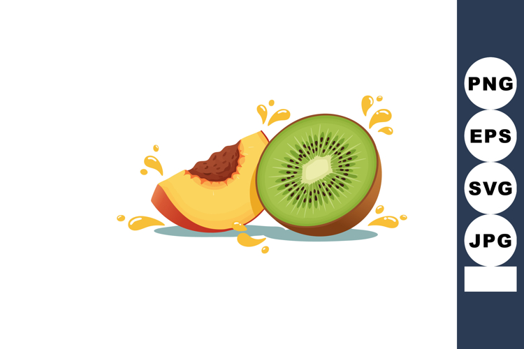 Peach Clipart Image 4