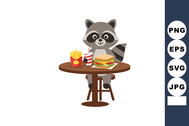 Raccoon Clipart Image 7