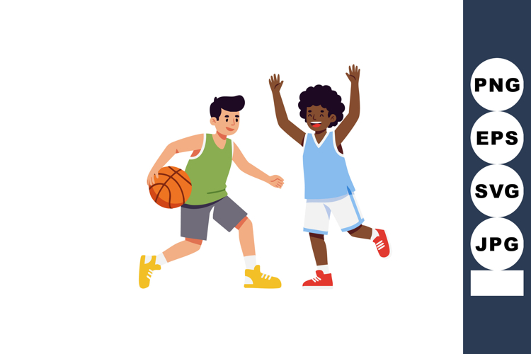 Playing Clipart Image 6
