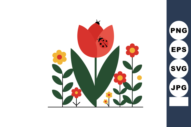 Ladybugs Clipart Image 7