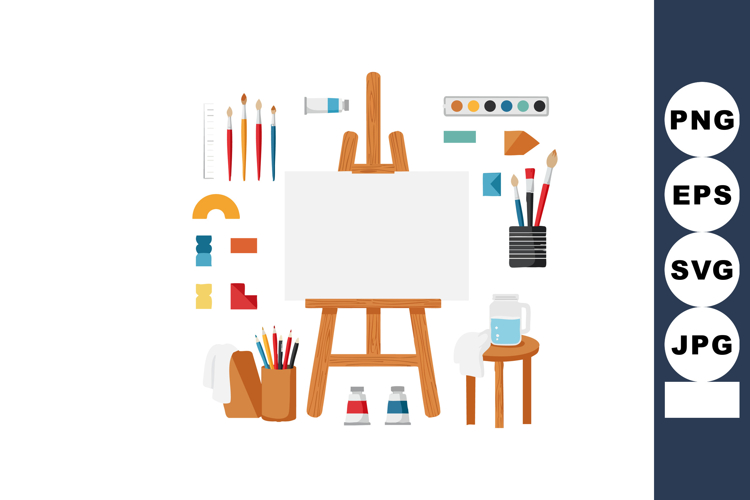 Paint Palette Clipart Image 16