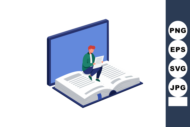 Open Book Clipart Image 4