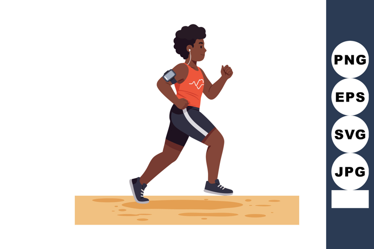 Runner Clipart Image 3