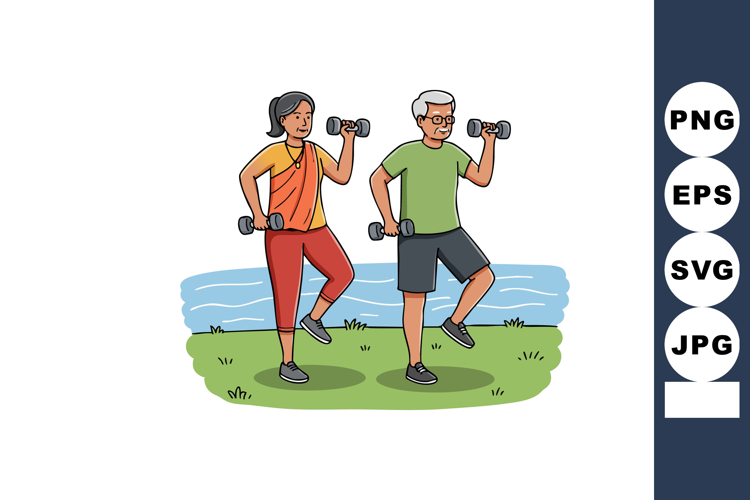 Dumbbells Clipart Image 10