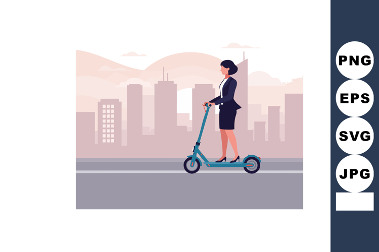 Scooter Clipart Image 11