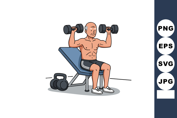 Dumbbells Clipart Image 9