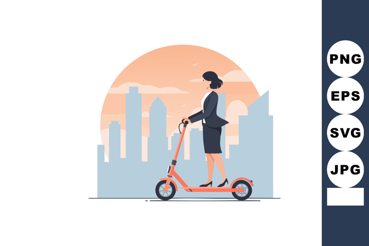 Scooter Clipart Image 10