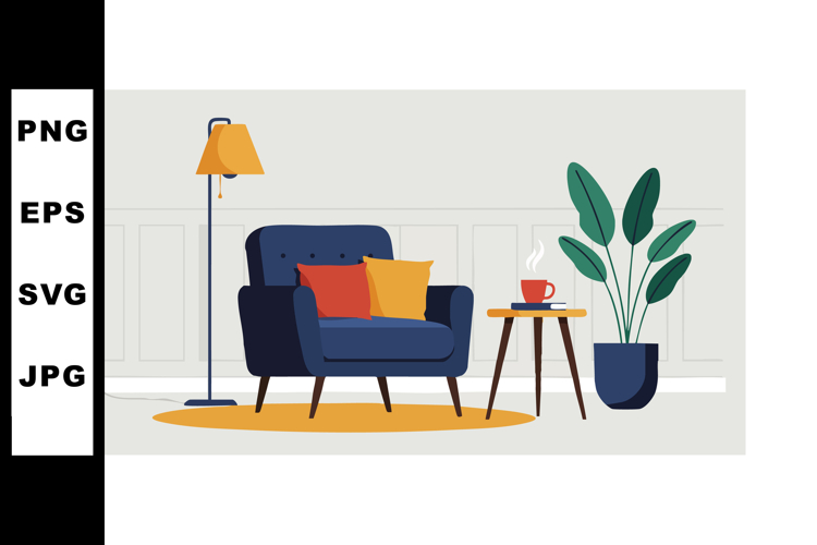 Armchair Clipart Image 9