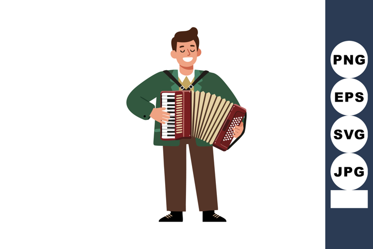 Accordion Clipart Image 2
