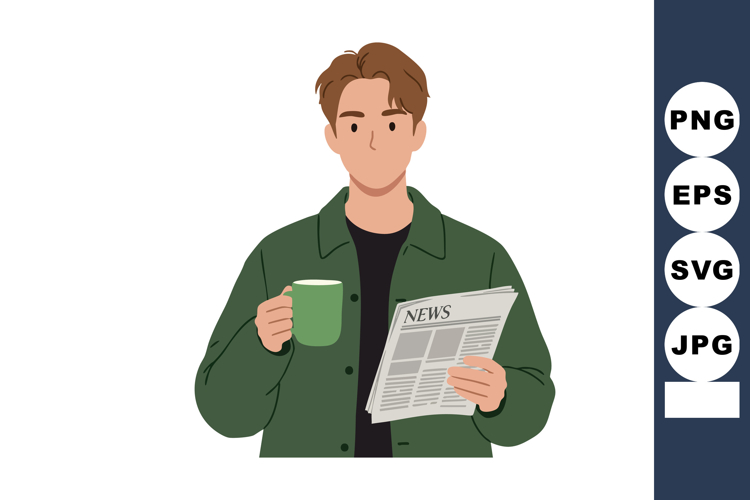 Newspaper Clipart Image 2