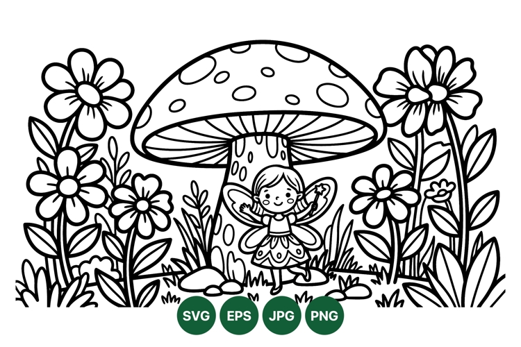 Cute Flowers Clipart Image 4