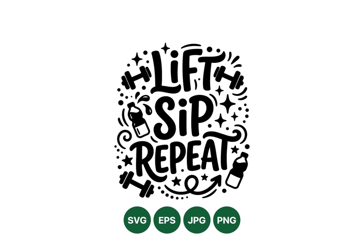 Lifting Weights Clipart