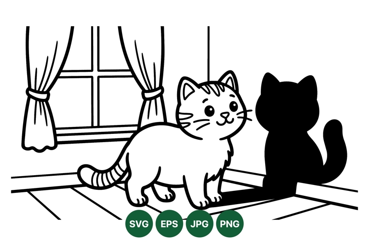 Cat Drawing Image 24