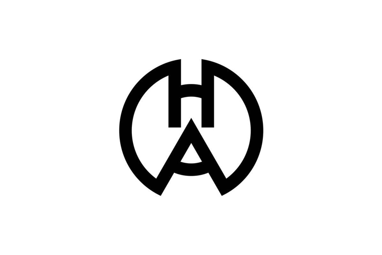 HA AH logo design