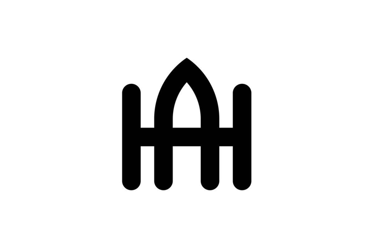 HA AH logo design