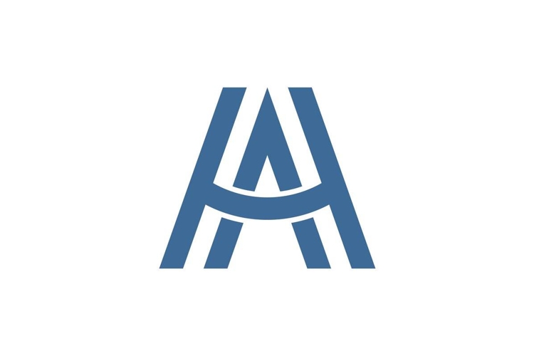 HA AH logo design