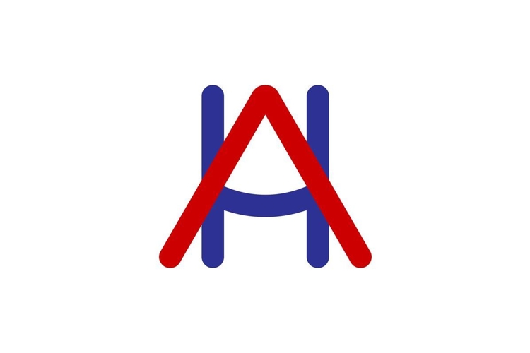 HA AH logo design