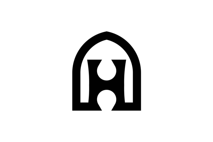 HA AH logo design