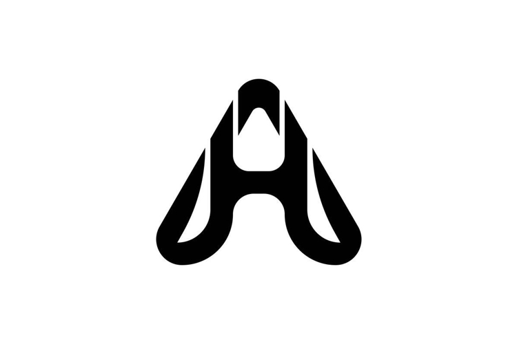 HA AH logo design