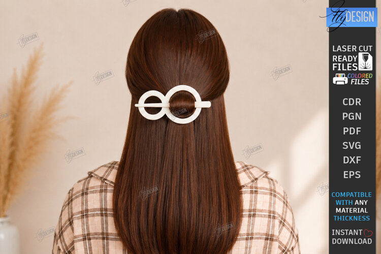Hair Forks Laser Cut | Wooden Hair Pin | Hair Accessories example image 1