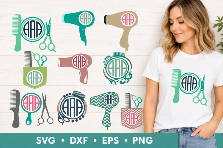 Hair Stylist Svg Image 12