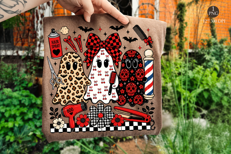 Hairstylist Halloween Ghost Png,Spooky Salon Design