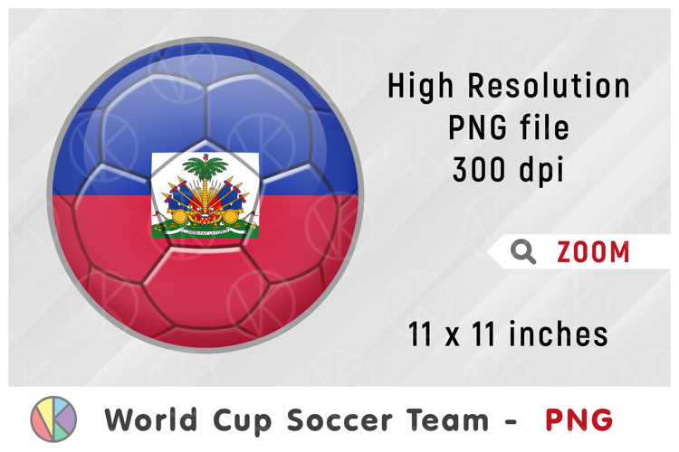 Haiti National Team Soccer Ball. World Cup 2026