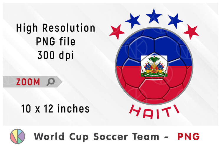 Haiti National Team Soccer Ball. World Cup 2026