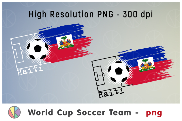 Haiti National Soccer Team Flag. World Cup 2026