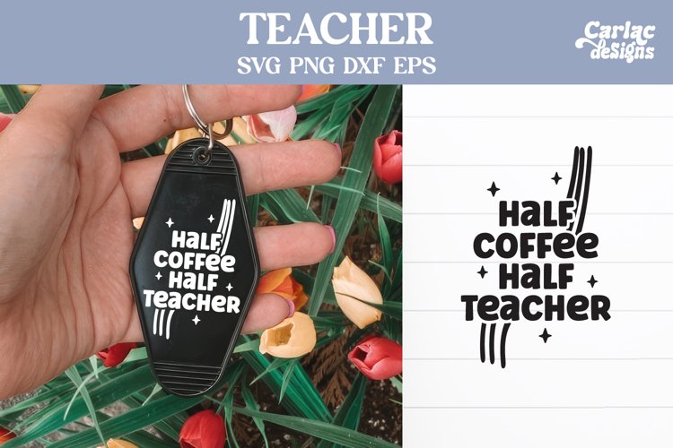 Teacher Keychain Svg Image 16