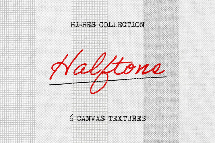 Halftone Canvas Textures