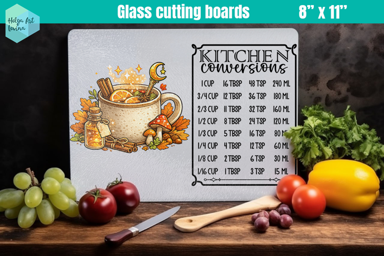 Cute Halloween, Glass Cutting Boards Kitchen Conversion