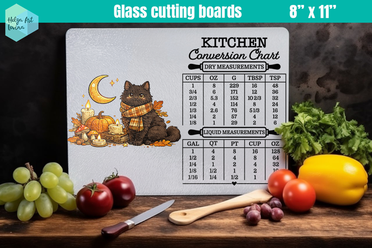 Cute Halloween, Glass Cutting Boards Kitchen Conversion