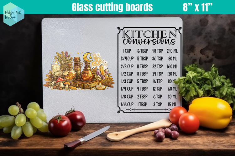 Halloween, Glass Cutting Boards Kitchen Conversion